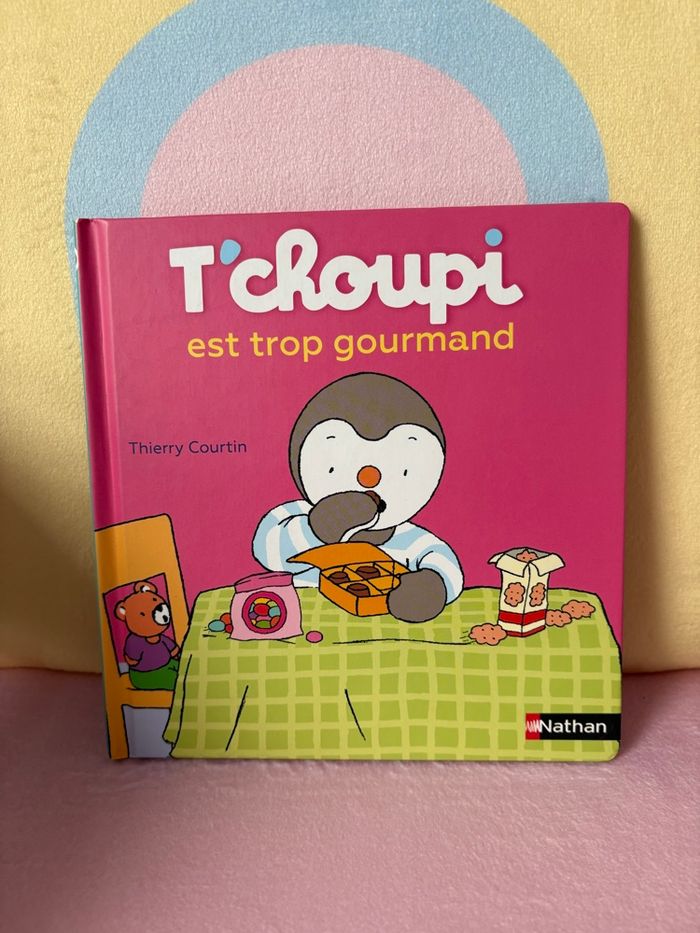 T’choupi est trop gourmand.
