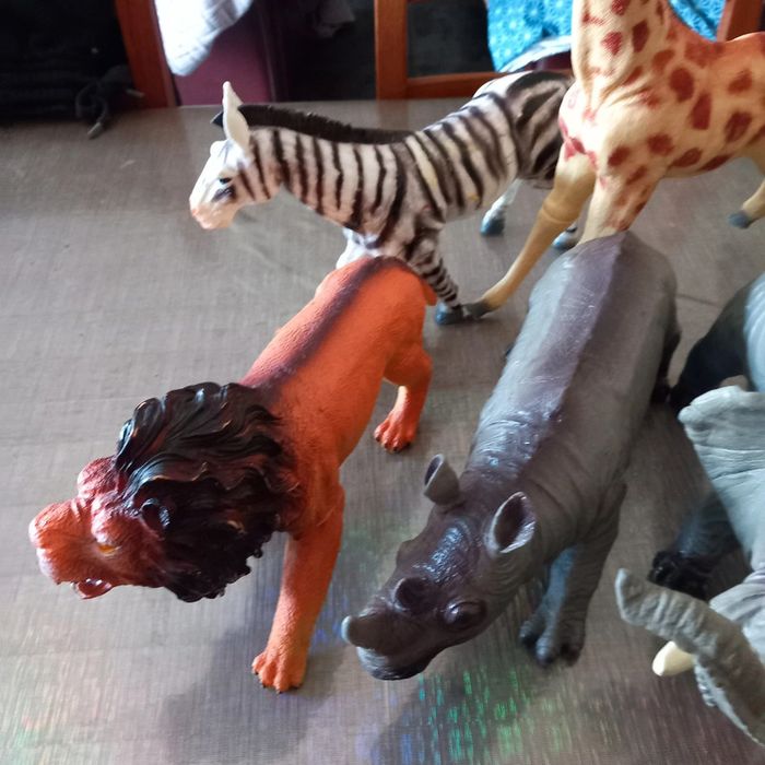 Lot de grandes figurines animaux de la savane - photo numéro 5