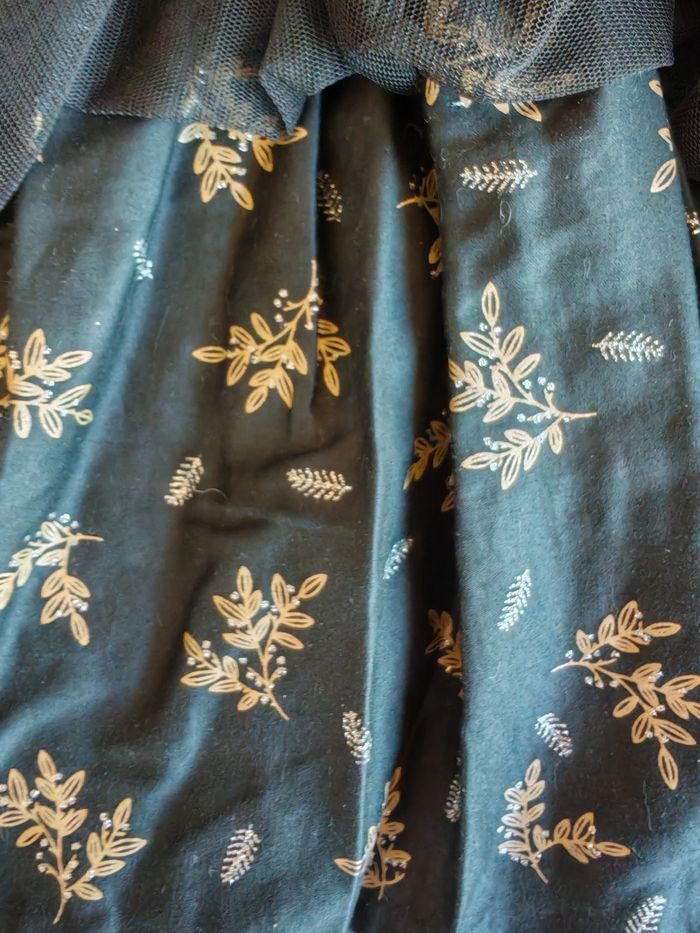 Jupe noire et dorée Vertbaudet 6 ans - photo numéro 3