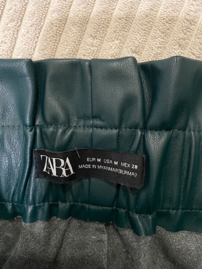 Jupe similicuir zara - photo numéro 4