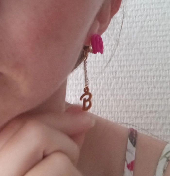 Boucles d'oreille 🔸 Barbie - photo numéro 3