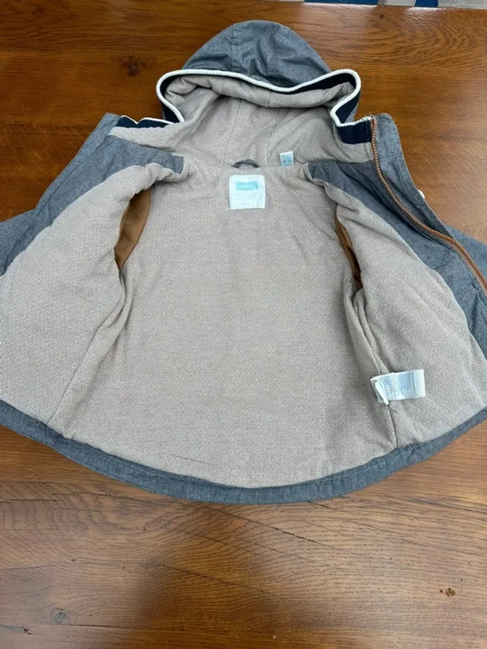 Veste gris en bleu Obaibi 23 mois - photo numéro 4
