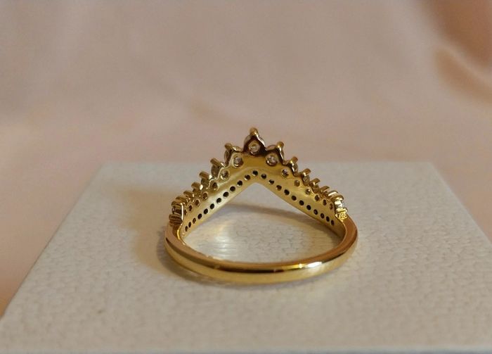 Bague couronne scintillante 56 - photo numéro 2
