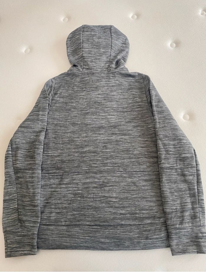 Sweat Nike Dri-Fit à capuche zippé gris - photo numéro 2