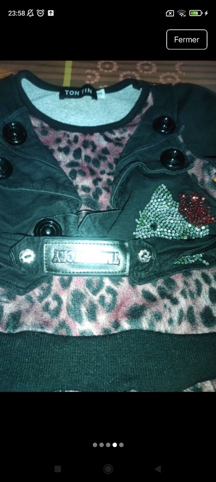 Très belle tunique fille e31 - photo numéro 4