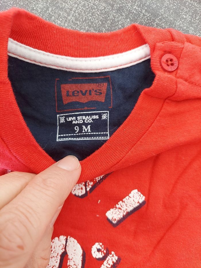 Tee shirt 9mois levis - photo numéro 5