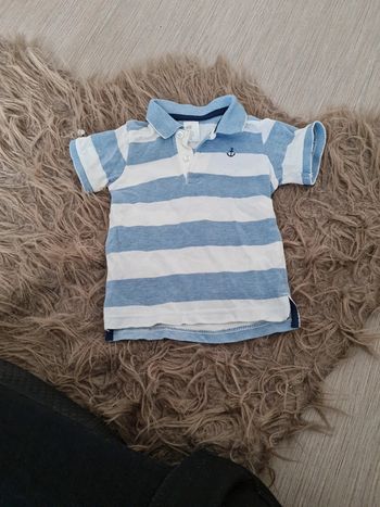 Polo 6/9 mois hm très peu porte