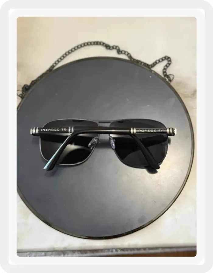 Lunette de soleil aviateur noire - photo numéro 2