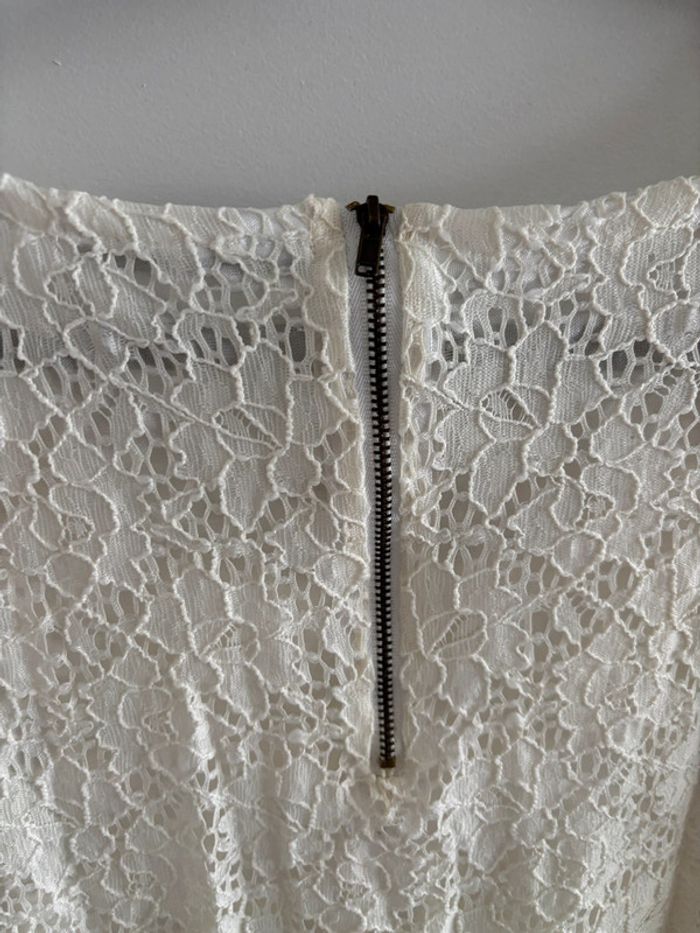 Robe blanche dentelle - photo numéro 4