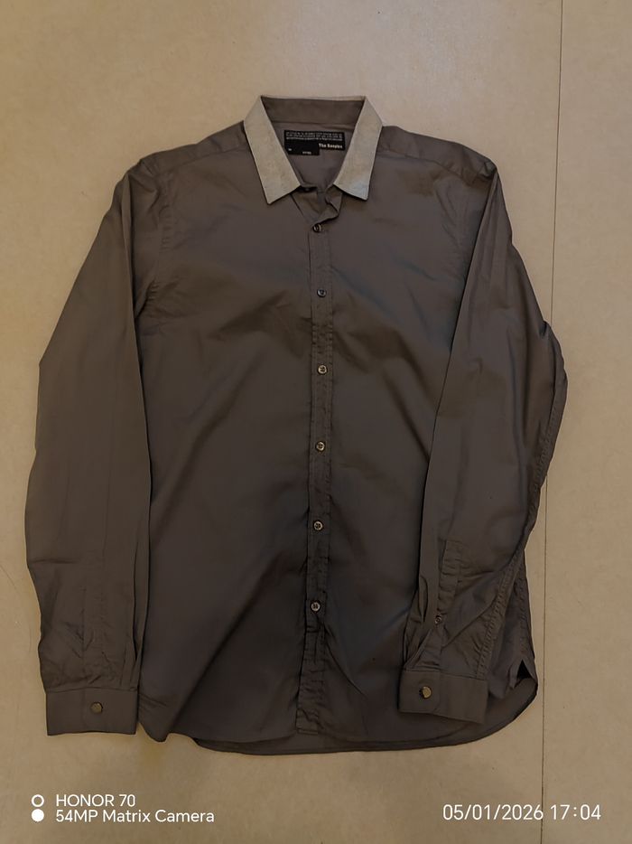 Chemise en lin col style python - photo numéro 6