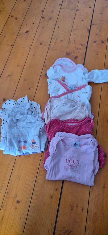 Lot de bodys manches longues 