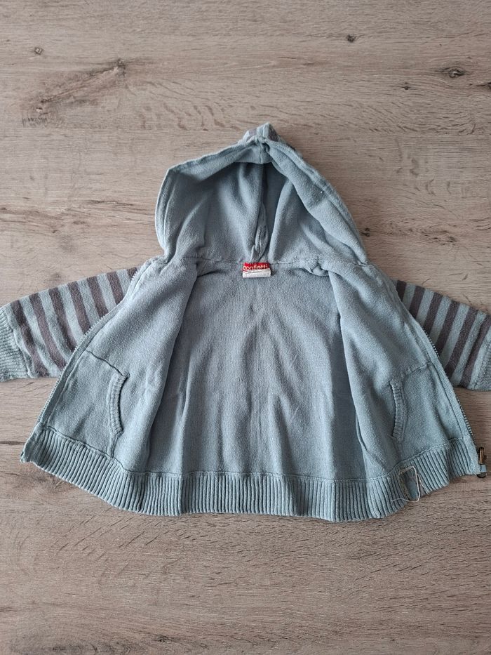 🌷N°9🌷Gilet à capuche - Confetti - 6 Mois🌷 - photo numéro 5