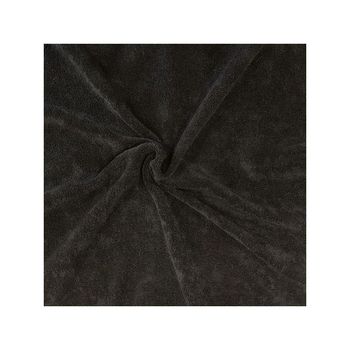 Tissu éponge bambou noir / Éponge bambou / Micro éponge bambou / Coupon éponge bambou 
