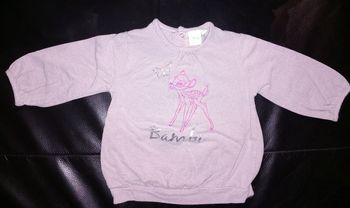 Tee shirt bambi 6 mois
