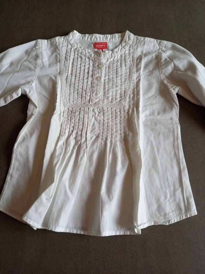 Tunique blanche 5 ans