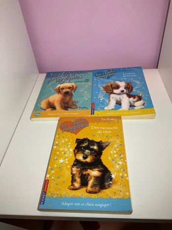 Lot de livres collection Les chiots magiques (tomes 1, 9, 12)