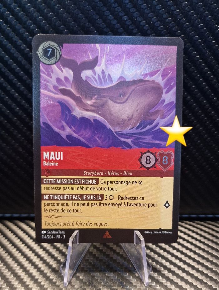 Foil  maui baleine lorcana chapitre 3