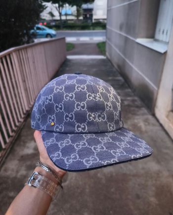 Casquette Gucci bleu