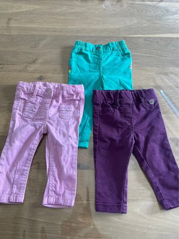 Lot de 3 pantalons 6 mois