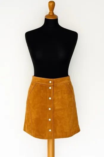 Jupe en cuir