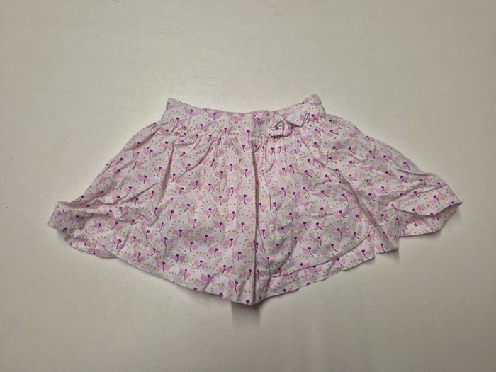 Jupe short rose et violet