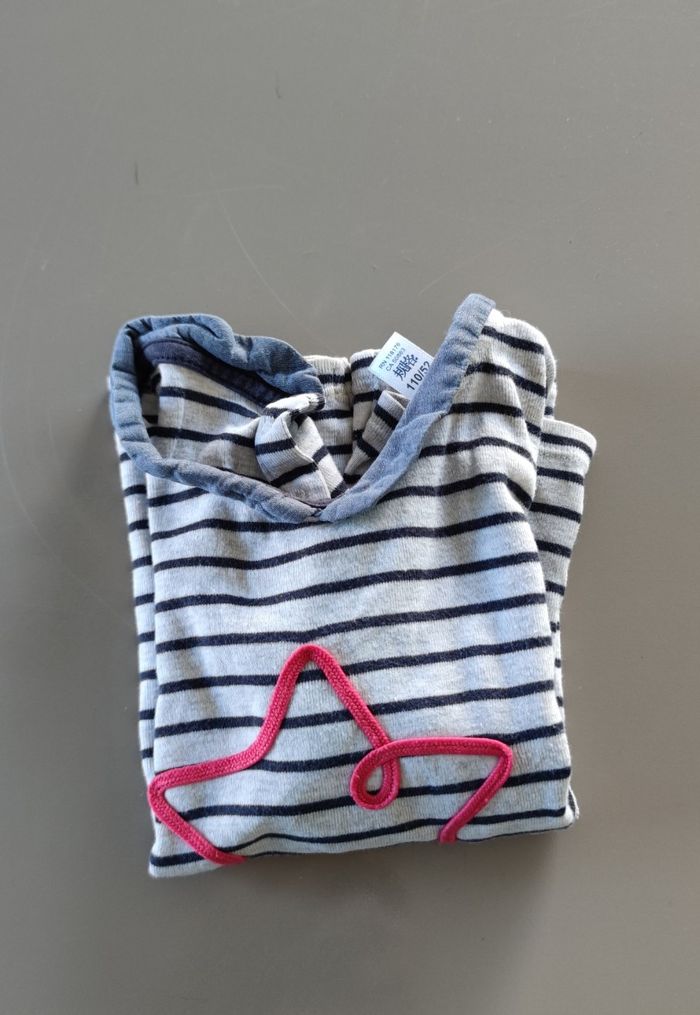 🌟 T-shirt à manches longues Okaïdi – Taille 4 ans fille - photo numéro 3