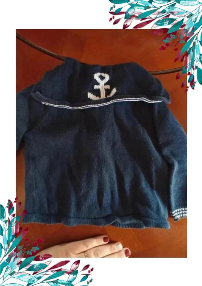 Gilet grain de blé 9 mois - photo numéro 2