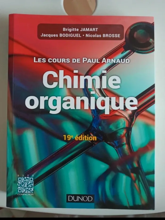 Chimie organique 19e édition les cours de Paul arnaud