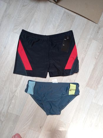 Lot de 2 slips de bain