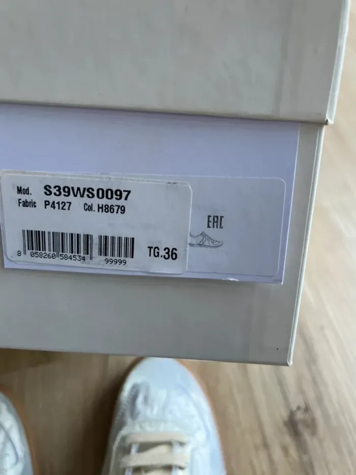 Maison Margiela Sneakers Transparente 36 - photo numéro 5