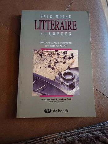 Patrimoine littéraire europeen