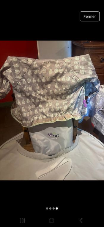 Bavoir + plateau tidy tot