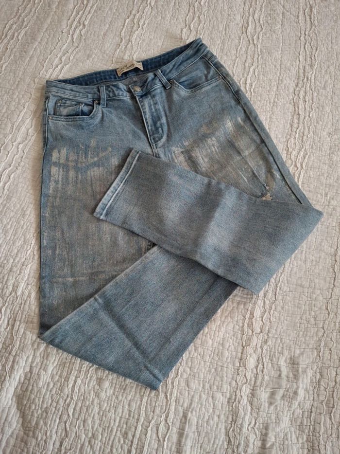 Lot taille 36 jean neuf et t-shirt - photo numéro 5