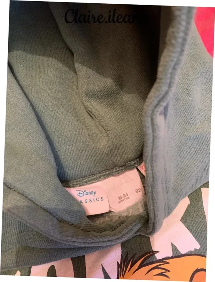🛑pull disney 18/24 mois 🛑 roi lion - photo numéro 3