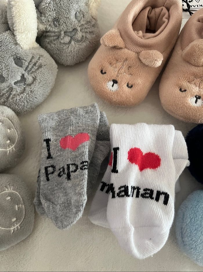 Lot de chaussons - bébé - photo numéro 6