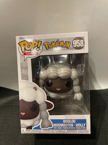 Funko pop Pokémon Moumouton 958 neuf Wooloo Wolly