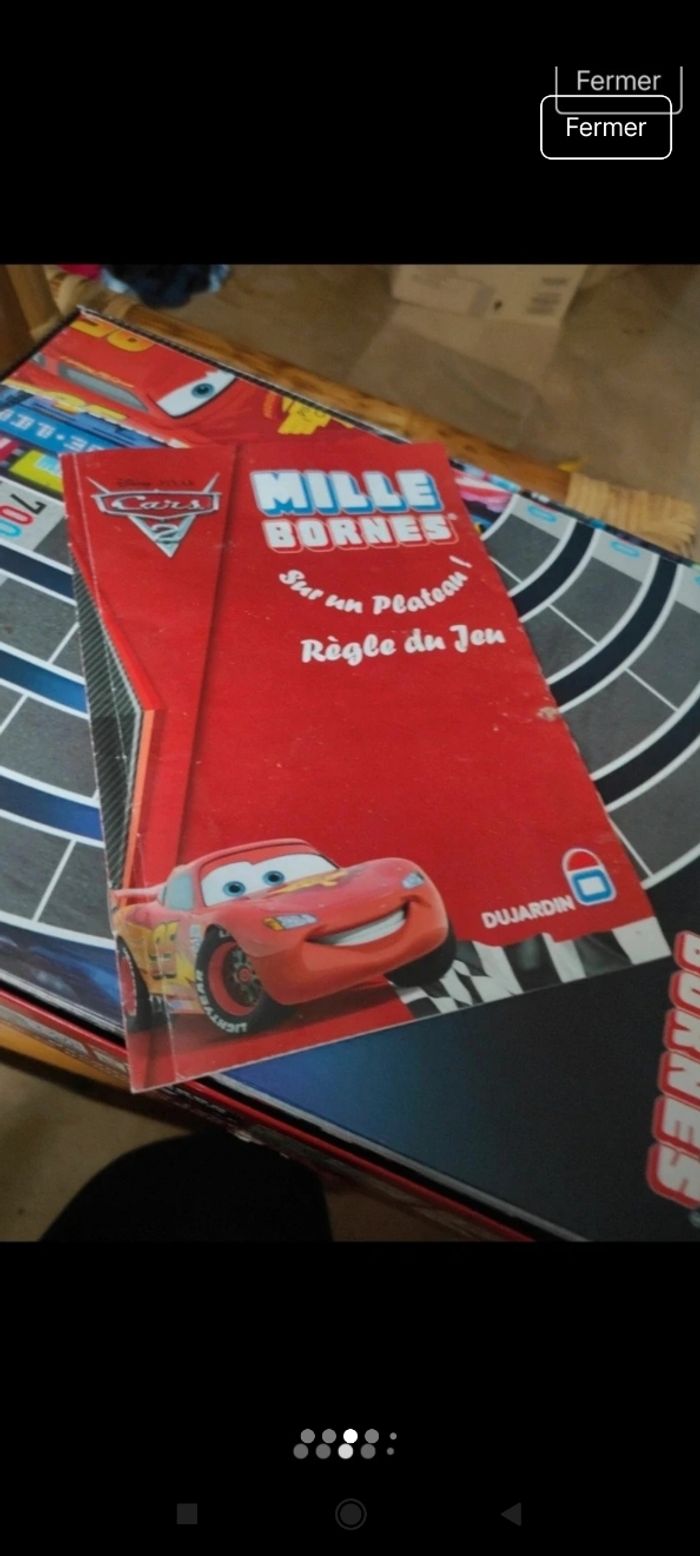 Jeux mille bornes cars