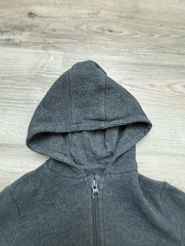 Gilet zip gris 2 ans - photo numéro 4