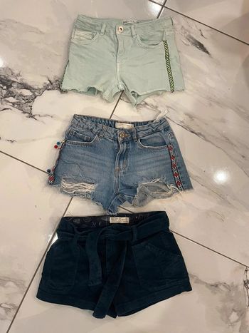 Lot de 3 shorts Zara  8 ans