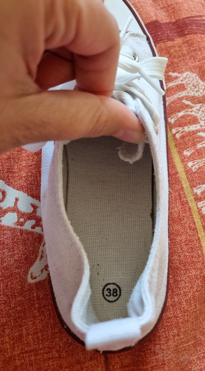 Tennis blanches femme 38 - photo numéro 4