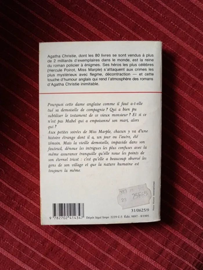 Livre Agatha Christie "Le club du mardi continue" - photo numéro 2