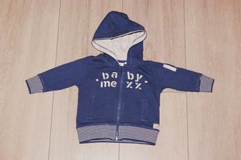 Gilet bleu. Garçon  1 mois. Marque Mexx