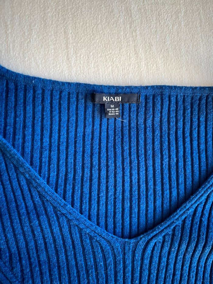 Pull bleue Kiabi M - photo numéro 2