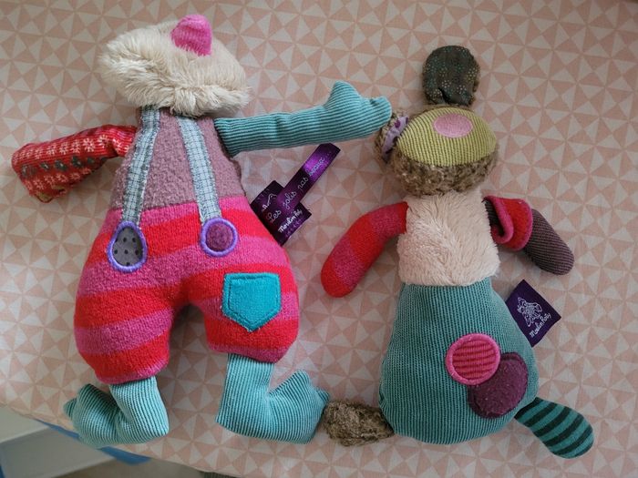 Tapis d eveil  MOULIN ROTY avec 2 doudous supplémentaires - photo numéro 2