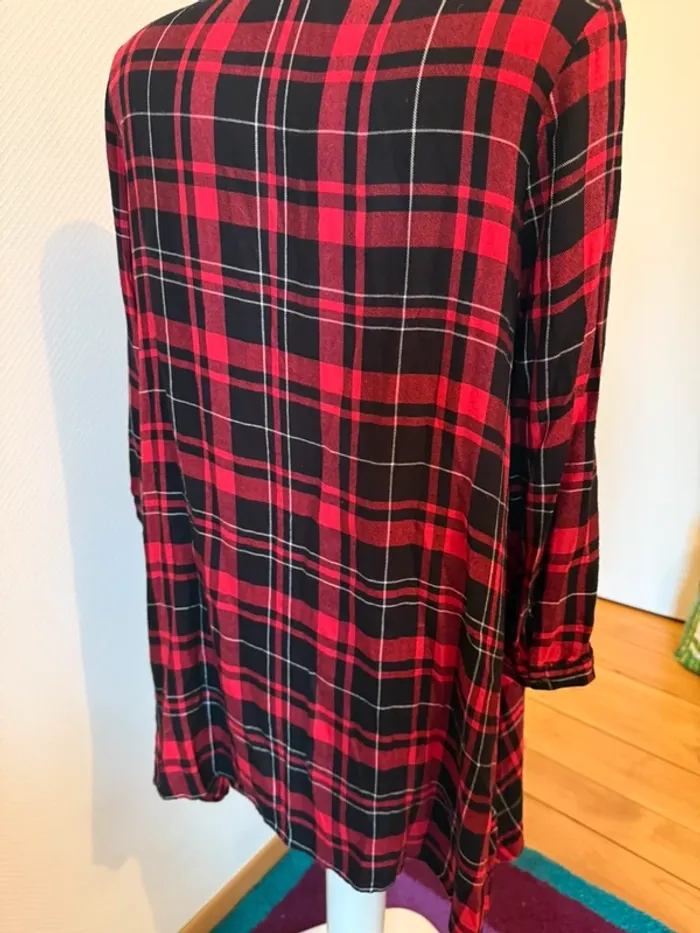 Robe chemise à carreaux en très bon état taille XS Jennyfer - photo numéro 6