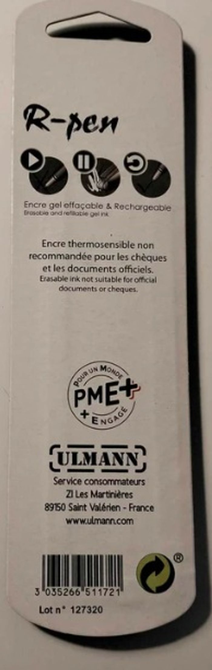 recharges pour crayon gel thermosensible (s'efface à la chaleur) marquage couture - photo numéro 2