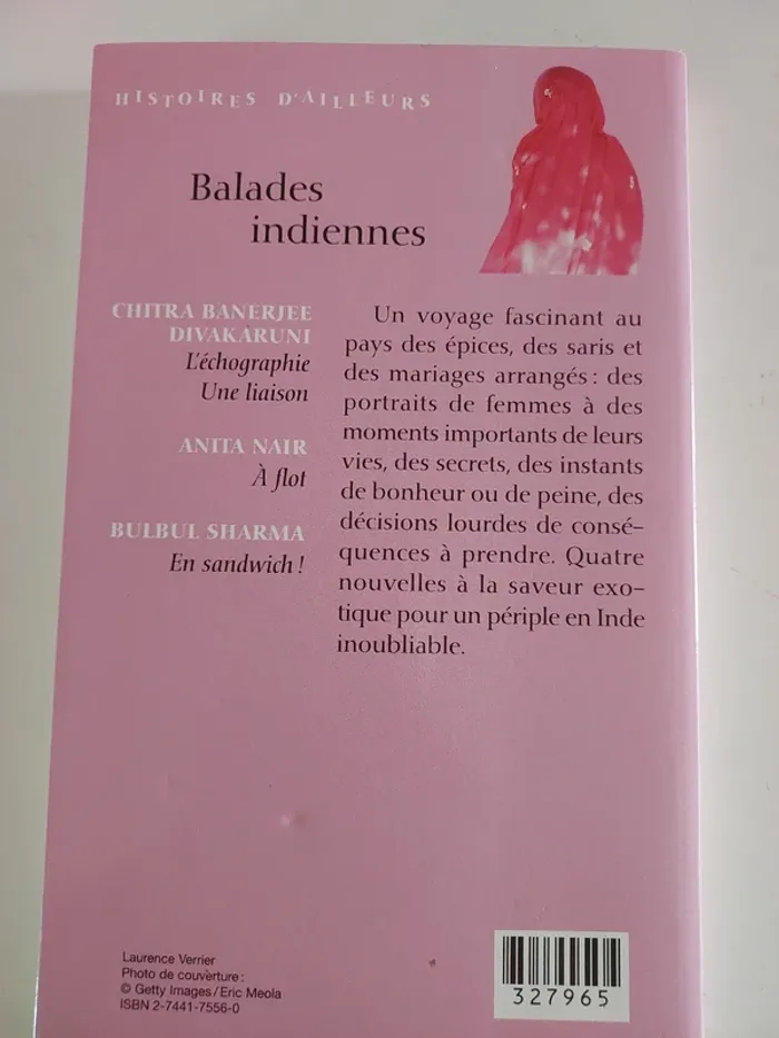 Balades indiennes, Chitra Banerjee Divakaruni, Anita Nair et Bulbul Sharma. - photo numéro 2