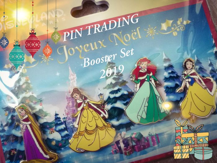 Pin trading Disneyland paris «joyeux noël» 2019