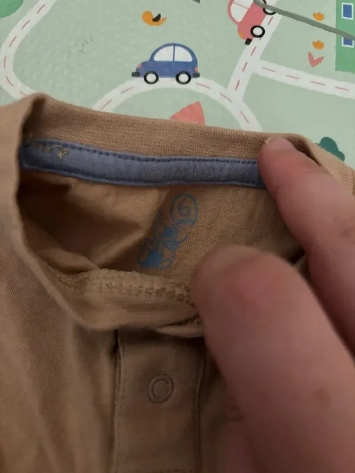 Ensemble t shirt U tout petit et pantalon tape à l’œil 6 mois - photo numéro 2