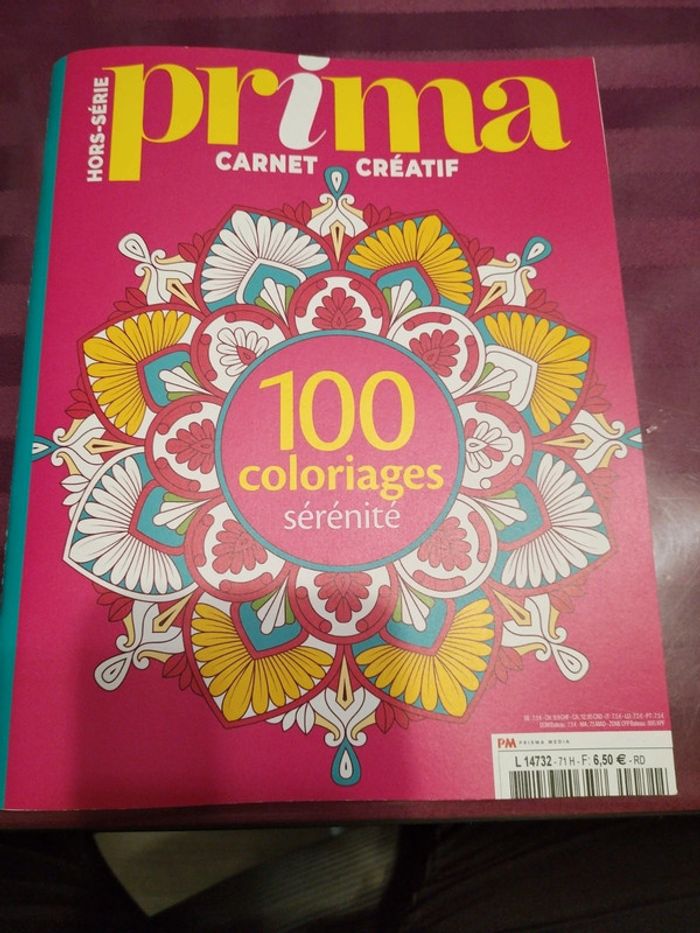 Carnet créatif 100 coloriage